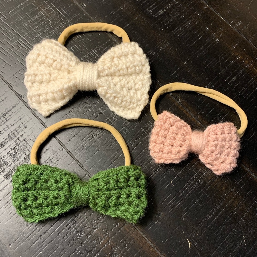 Baby bow headbands
